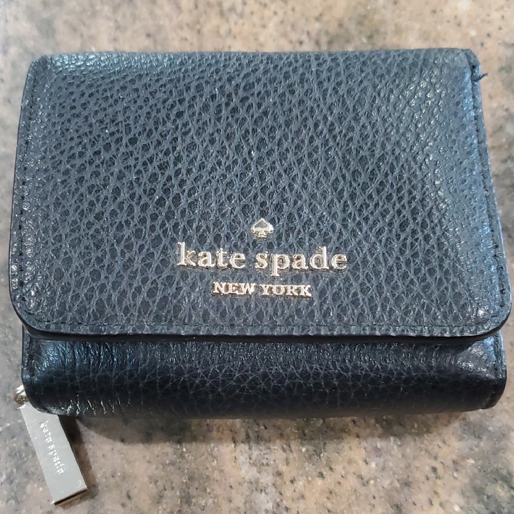 Kate Spade Black Leather Wallet